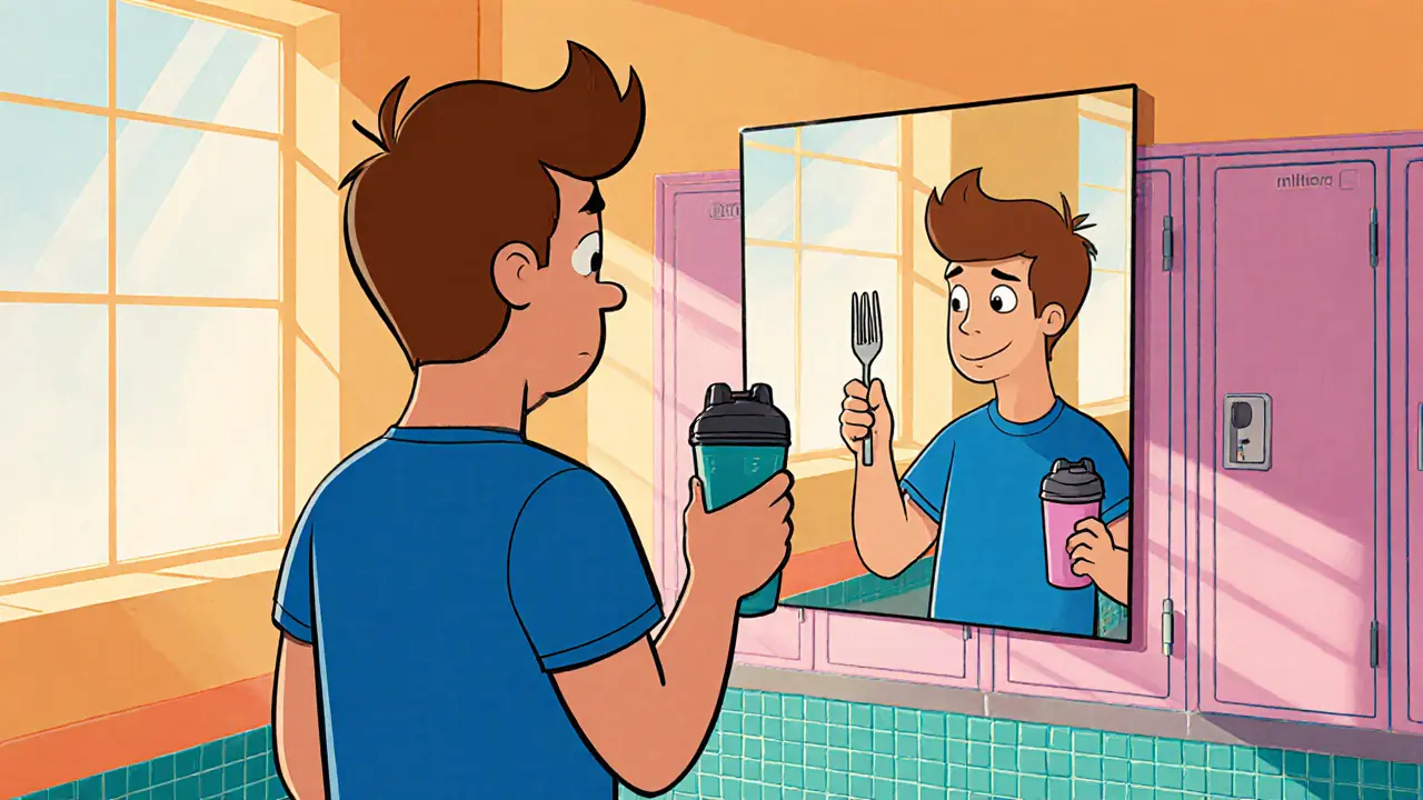 Poruchy příjmu potravy u mužů - specifika, stigma a terapie