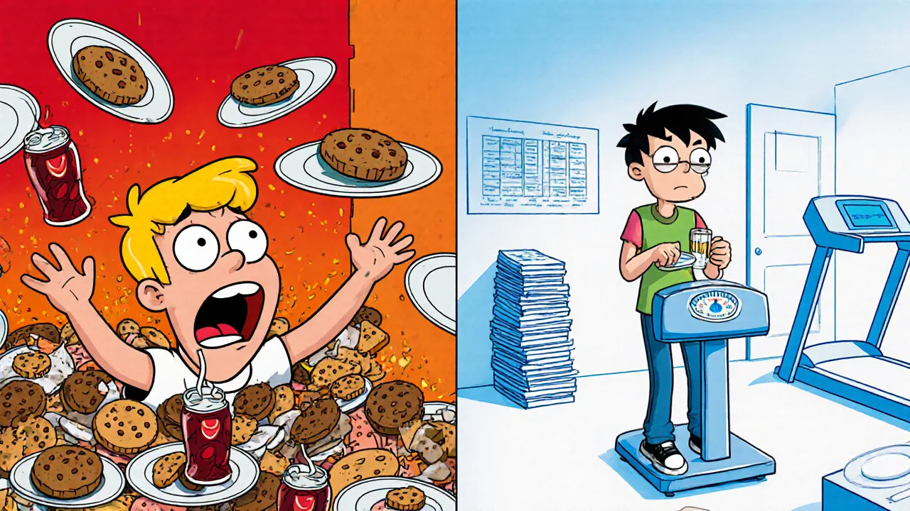 Poruchy příjmu potravy: Ztráta kontroly vs. hyperkontrola u anorexie, bulimie a přejídání