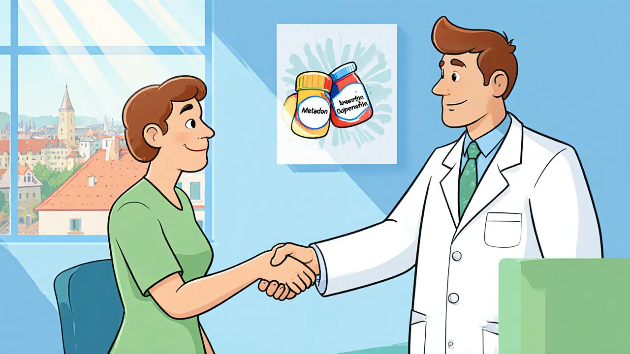 Substituční léčba opioidní závislosti: Metadon vs. buprenorfin a psychoterapie v ČR