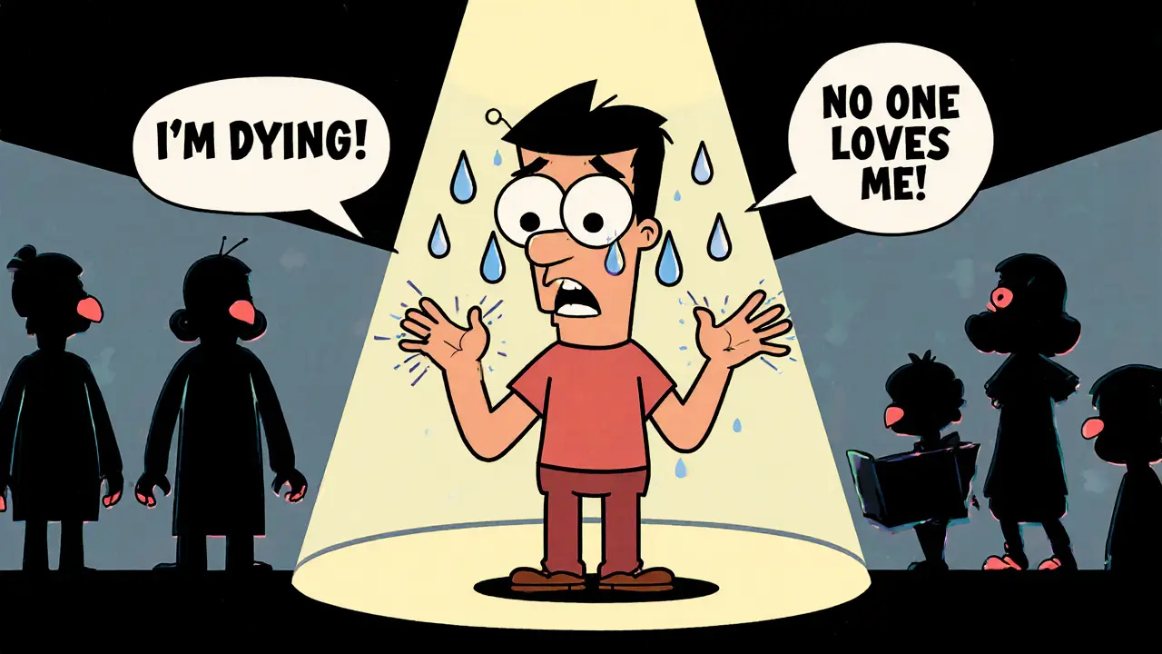 Histrionská porucha osobnosti: Jak rozpoznat dramatické chování a co pomáhá v psychoterapii