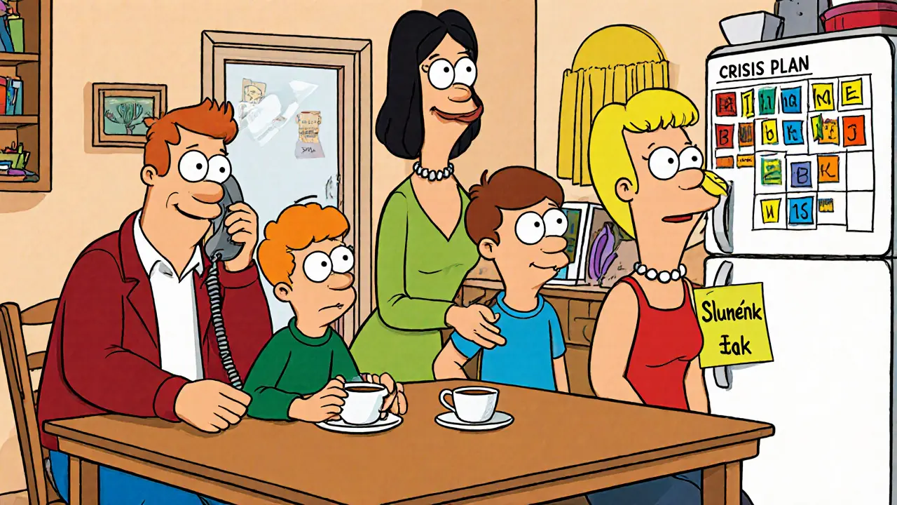 Krizový plán pro rodiny: Jak společně reagovat na psychickou nouzi