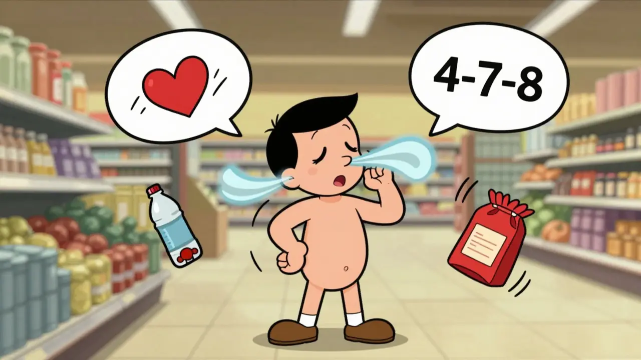 Krizové zvládání úzkosti: Dech, uzemnění a kontakt v akutní tísni