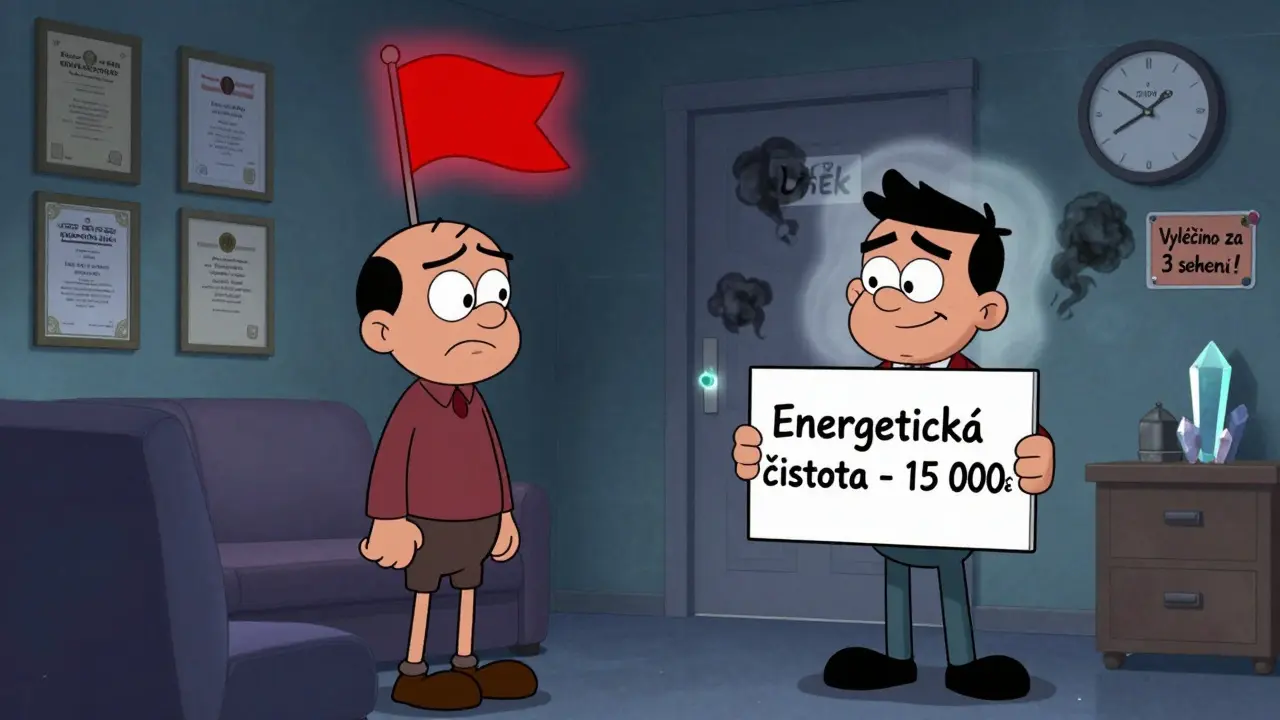 Červené vlajky při výběru terapeuta: Kdy raději odejít z ordinace