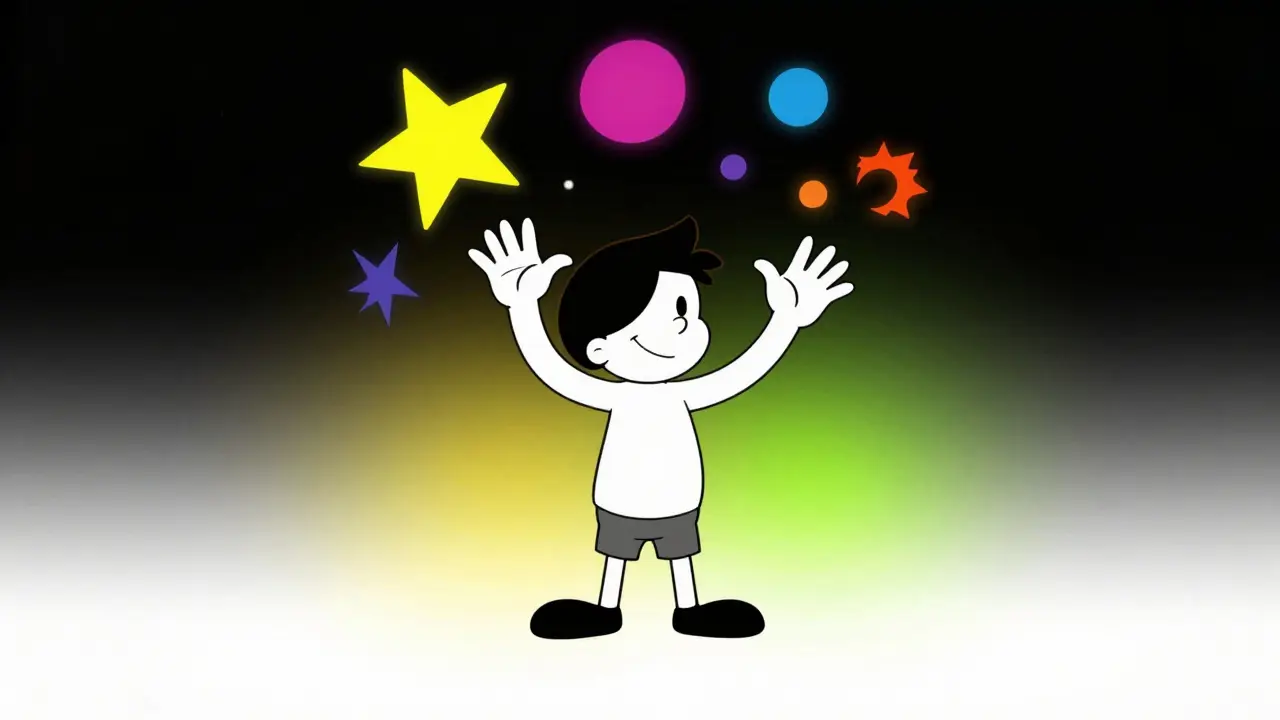 Klient transformuje prázdnost v kreativní barvy