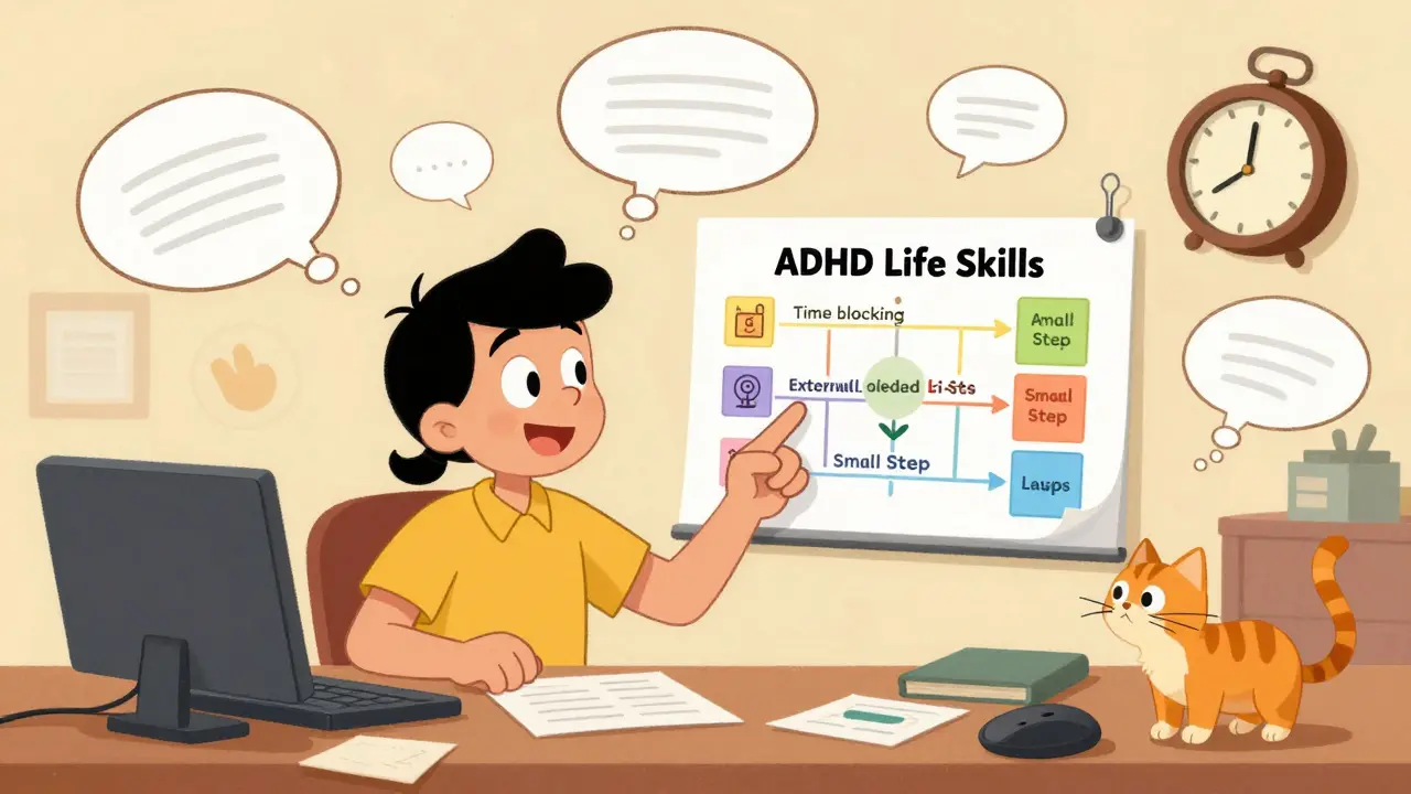 Kognitivně behaviorální terapie pro dospělé s ADHD: Struktura a dovednosti