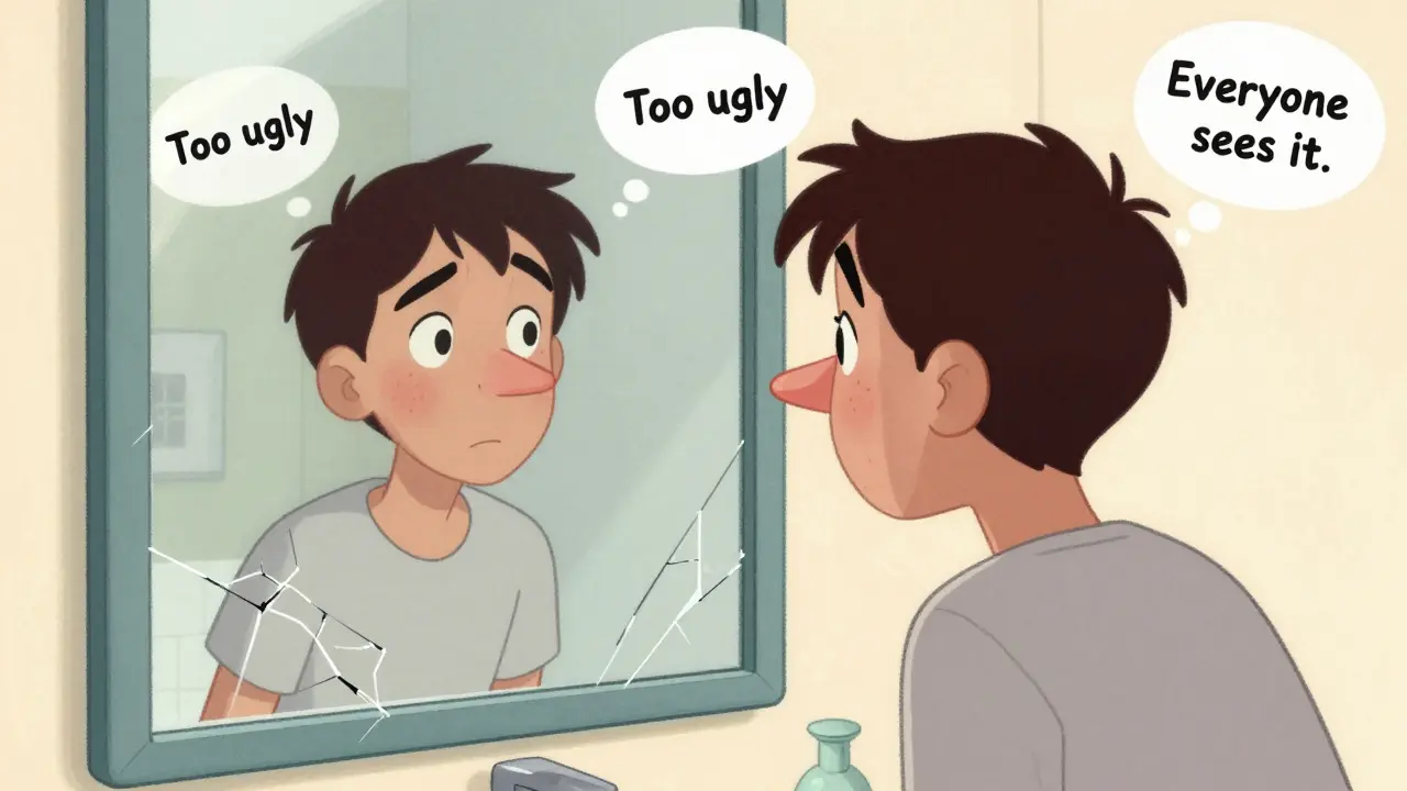 Tělesná dysmorfofobie: Jak zkreslené vnímání těla ovlivňuje život a co pomáhá psychoterapie