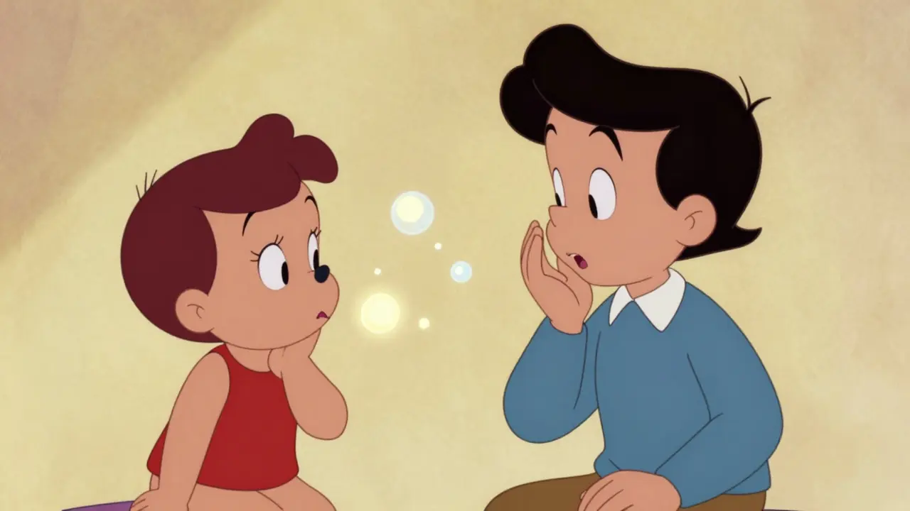 Kreslený terapeut pomáhá klientovi uvolnit tělesné napětí a stres.