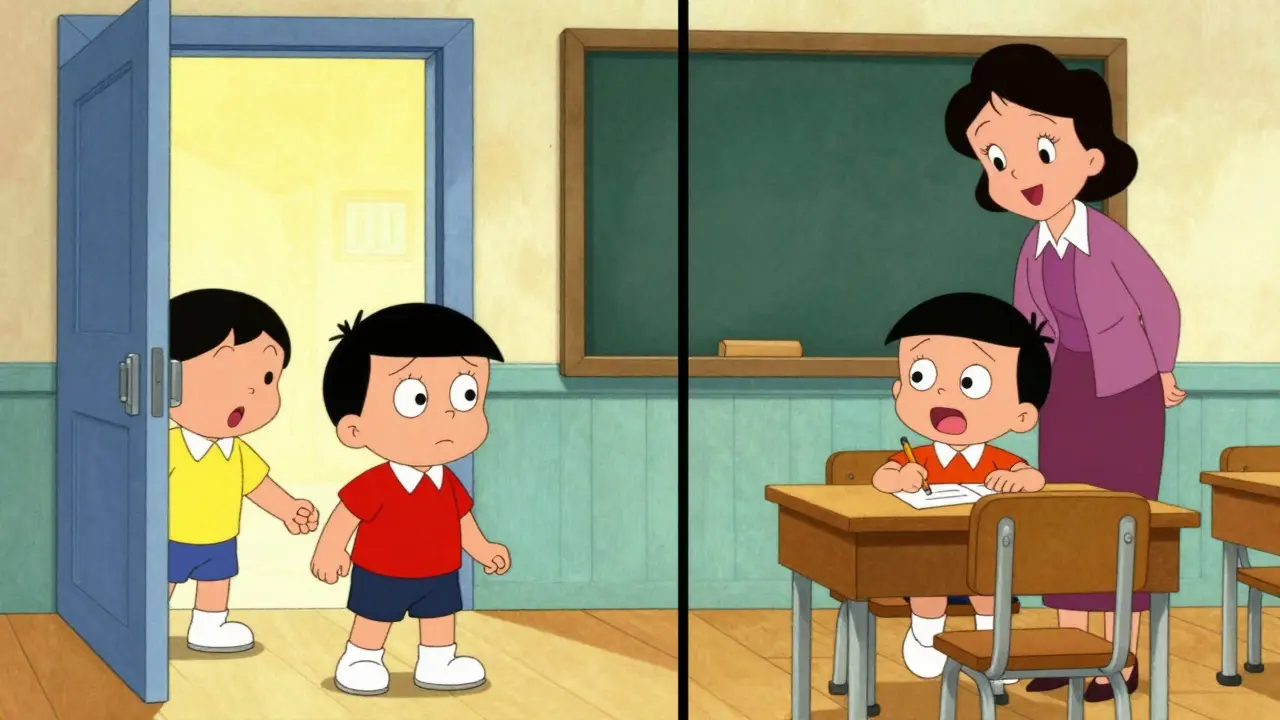 Postupný návrat dítěte do školy s podporou rodiče a učitele.