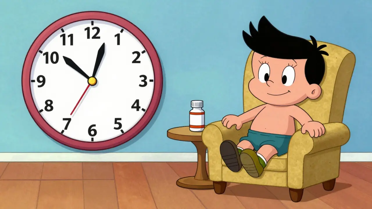 Srovnání akutní fáze krize a dlouhodobé stability v kresleném stylu Hanna-Barbera.