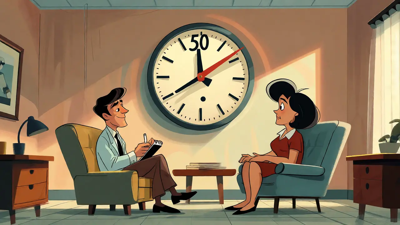Proč trvá psychoterapie přesně 50 minut? Pravidla, výjimky a ceny
